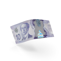 10 Canadian Dollar Banknote Bill PNG & PSD Images