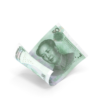 50 Chinese Yuan Banknote Bill PNG & PSD Images