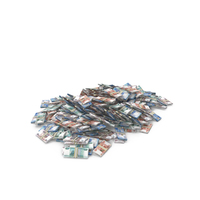 Large Pile of Russian Ruble Stacks PNG & PSD Images