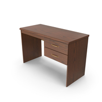 Wooden Home Office Desk PNG & PSD Images