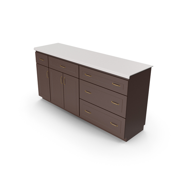 Kitchen Cabinet Brown PNG & PSD Images