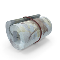Brazilian Real Banknote Roll PNG & PSD Images