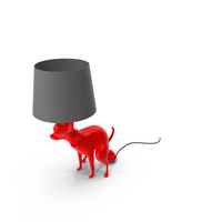 Red Dog Lamp PNG & PSD Images