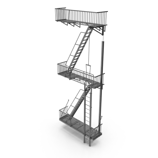 Fire Escape Stairs PNG & PSD Images