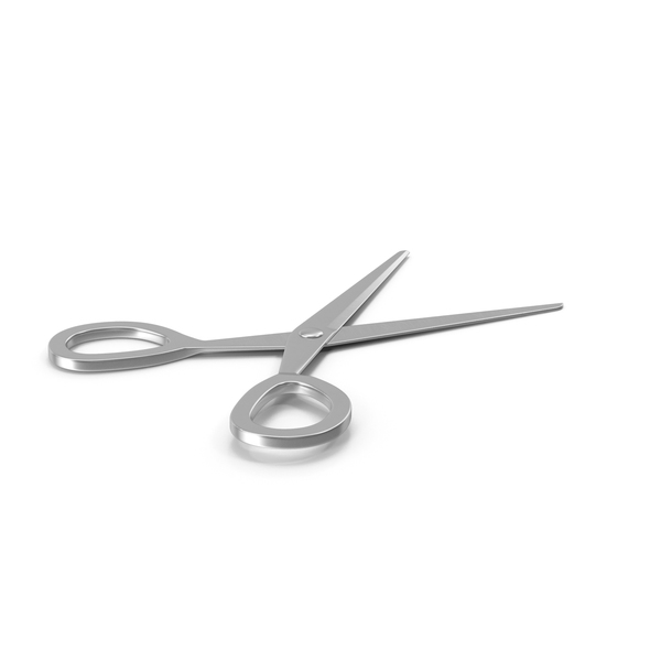 chrome scissors open side PNG & PSD Images