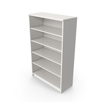 Book Shelf White PNG & PSD Images