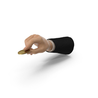 Suit Hand Inserting Coin PNG & PSD Images