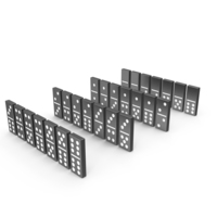 Domino Knuckles Black Set PNG & PSD Images