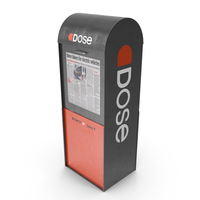 Dose Newspaper Box PNG & PSD Images