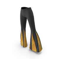 Gored Dance Pants PNG & PSD Images