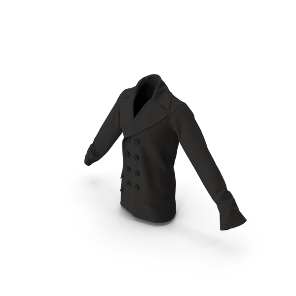 Men's Double Breasted Coat PNG & PSD Images