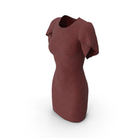 Petal Sleeves Dress PNG & PSD Images