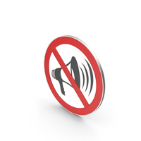 No Loudspeaker Sign PNG & PSD Images