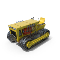 Tractor with Tracks PNG & PSD Images