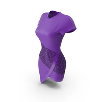 Woman Formal Purple Gown PNG & PSD Images