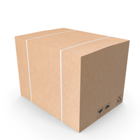 Cardboard Box 01 PNG & PSD Images