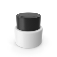 Cream Bottle Black White PNG & PSD Images