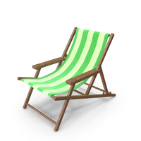 Beach Chair Green PNG & PSD Images