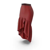 Woman Skirt Red PNG & PSD Images