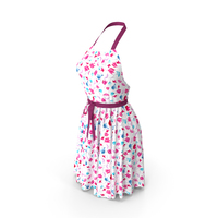 Woman Sweet Spring Dress PNG & PSD Images