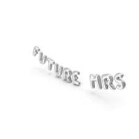 Foil Balloon Words Future Mrs Silver PNG & PSD Images