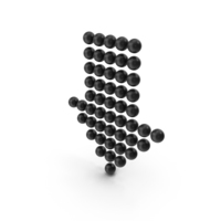 Arrow Down Black PNG & PSD Images