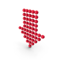 Arrow Down Red PNG & PSD Images