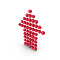 Ball Arrow Up Red PNG & PSD Images
