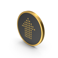 Gold Icon Arrow Up PNG & PSD Images