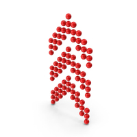 Ball Arrows Up Red PNG & PSD Images