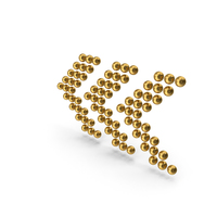 Ball Arrows Gold PNG & PSD Images