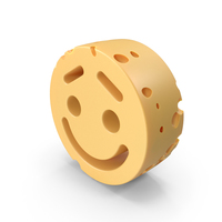 Smiley Face Lifted Brow cheese PNG & PSD Images
