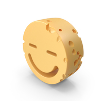 Smiley Face Closed Eyes Cheese PNG & PSD Images
