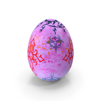 Purple Easter Egg Design Cross PNG & PSD Images