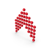 Ball Arrow Up Red PNG & PSD Images