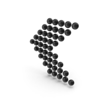 Ball Arrow Black PNG & PSD Images