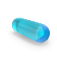 Blue Gel Pill PNG & PSD Images