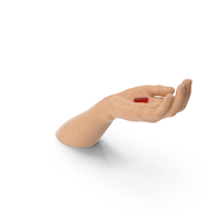 Hand with Red Pill PNG & PSD Images