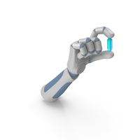 RoboHand Holding a Pill PNG & PSD Images