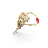 Skeleton Hand Holding a Pill PNG & PSD Images