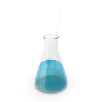 Erlenmeyer Flask with Rod PNG & PSD Images