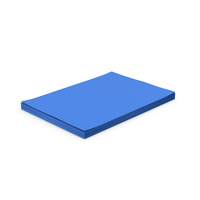 Blue Paper Stack PNG & PSD Images