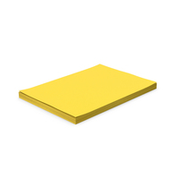 Yellow Paper Stack PNG & PSD Images
