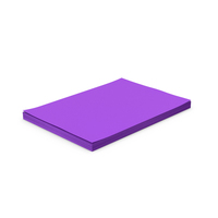 Purple Paper Stack PNG & PSD Images