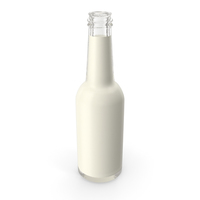 Glass Bottle with Milk PNG & PSD Images