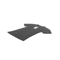 Female Crew Neck Laying With Tag Black PNG & PSD Images