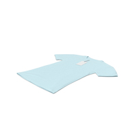 Female Crew Neck Laying With Tag Blue PNG & PSD Images