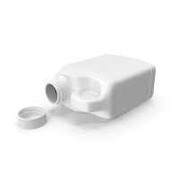 Plastic F Style Bottle 4oz 02 PNG & PSD Images