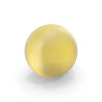 Glass Ball Yellow PNG & PSD Images