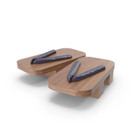 Japanese Geta Sandals PNG & PSD Images